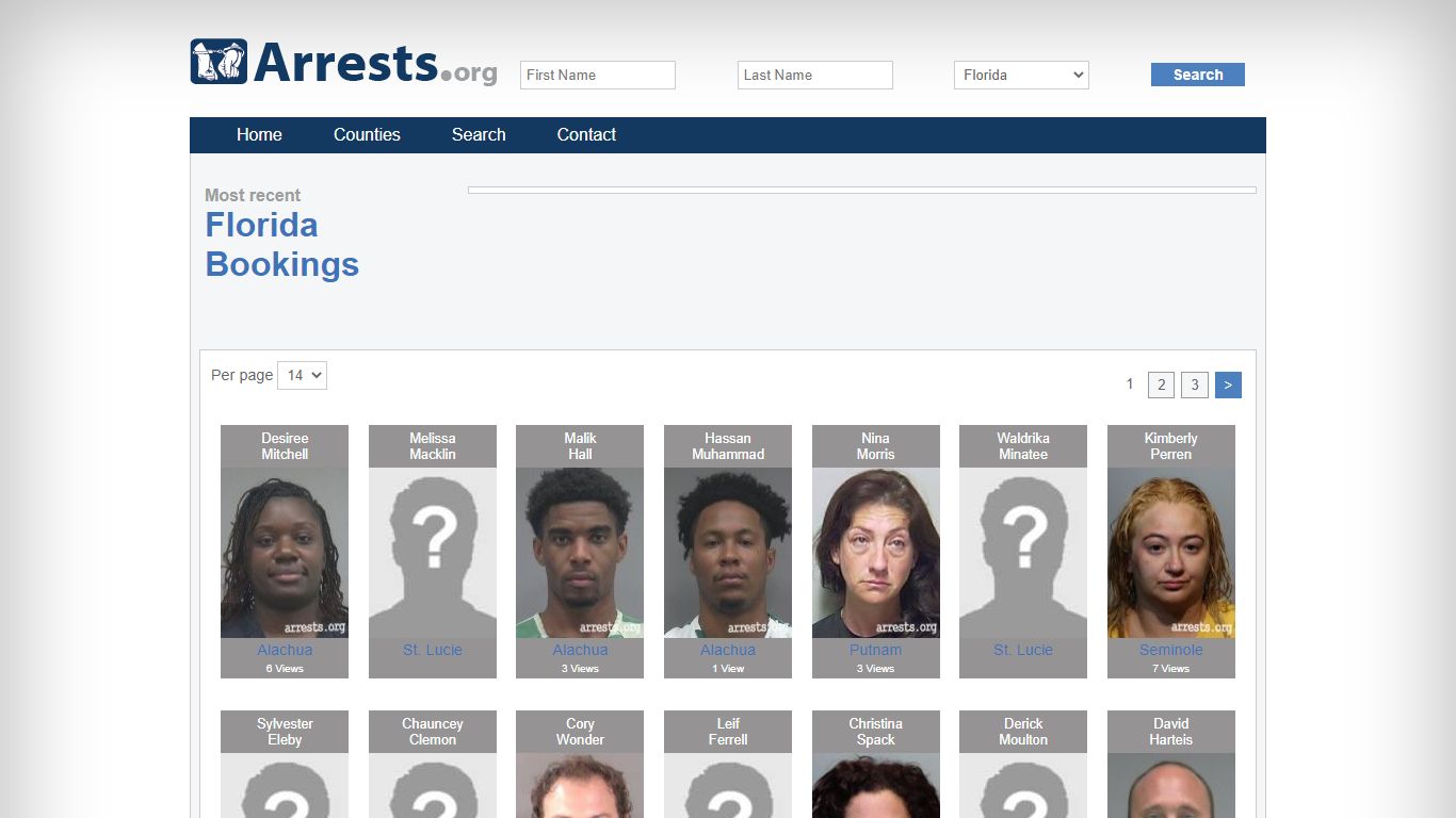 Florida Arrests and Inmate Search