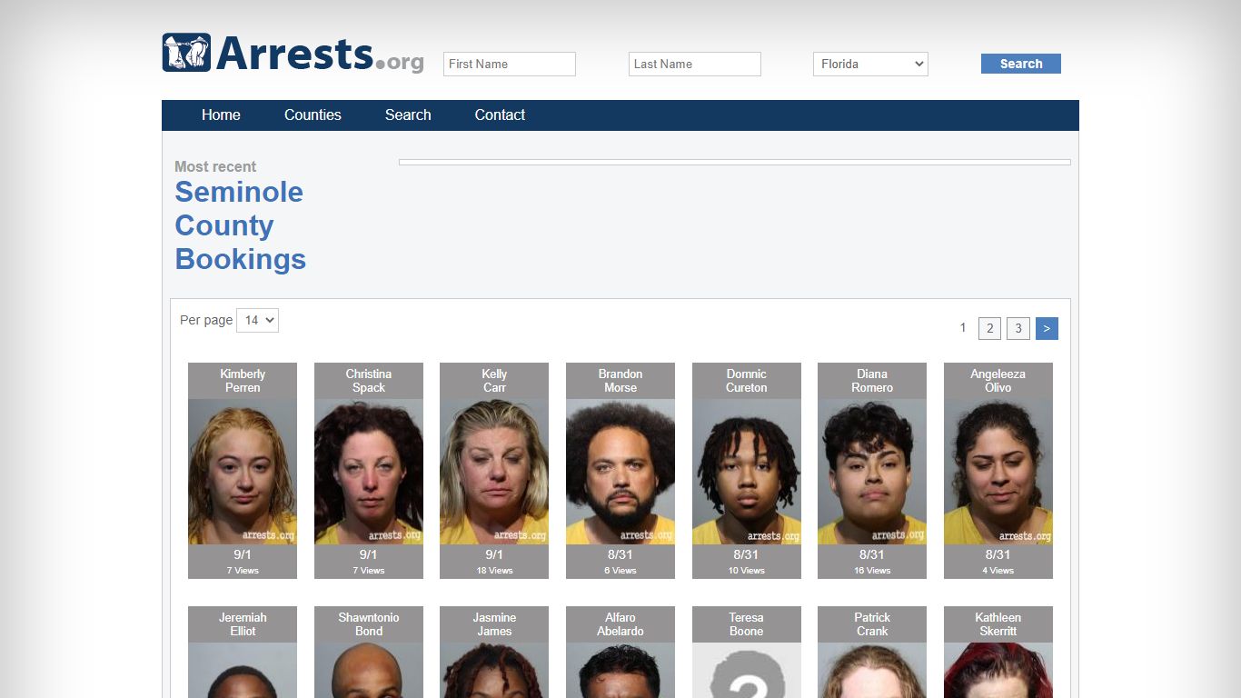 Seminole County Arrests and Inmate Search